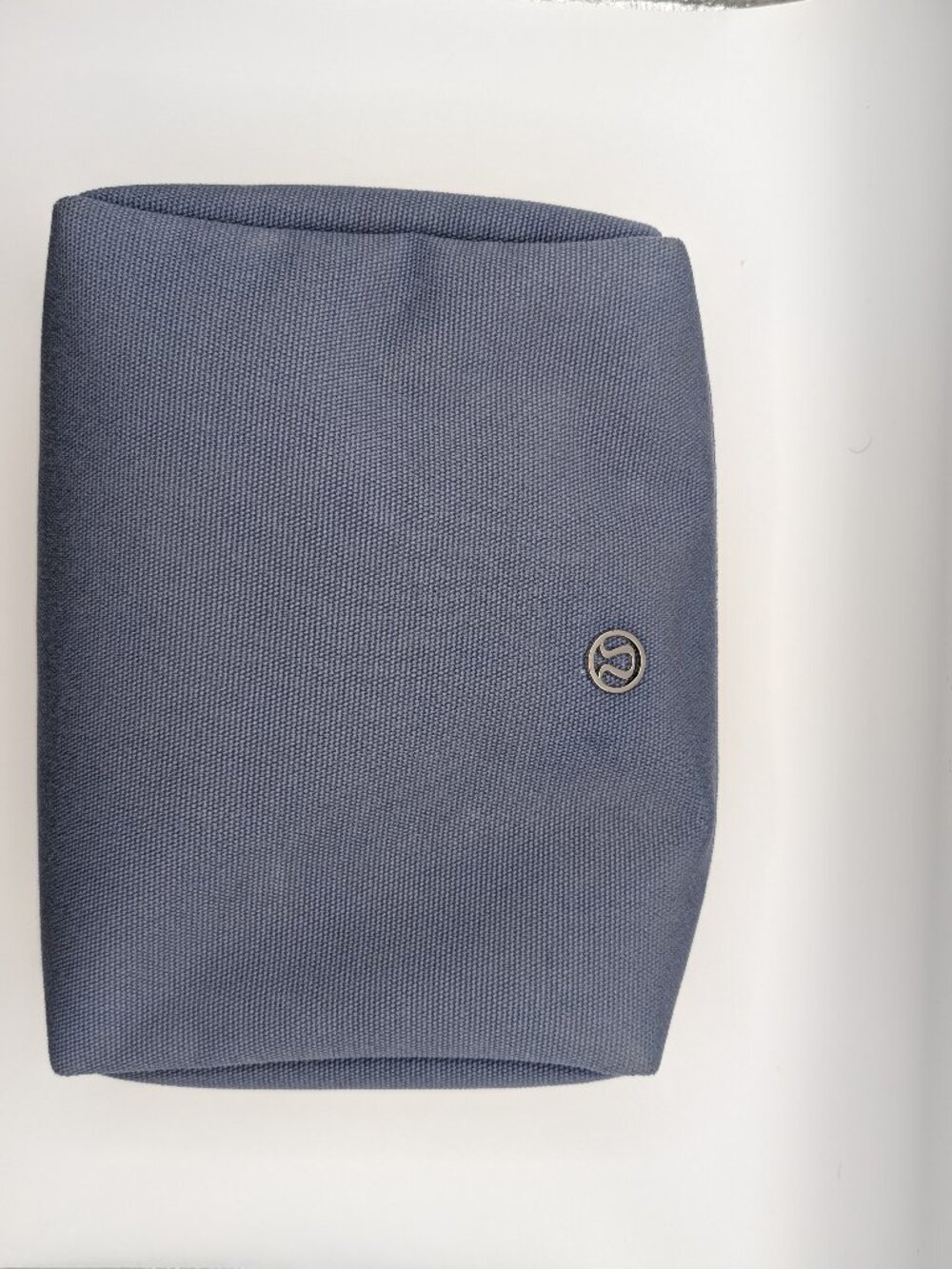 Lululemon Canvas Pouch Iron Blue Makeup Bag Travel Organizer Toiletry Zip Pouch